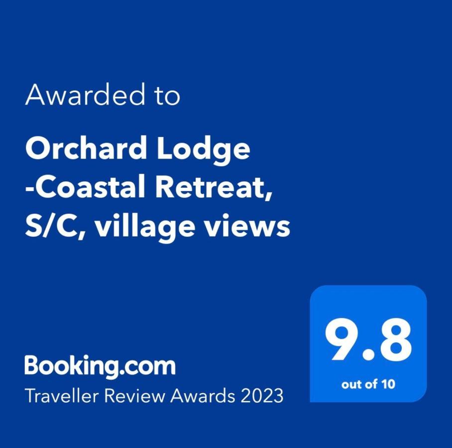 Orchard Lodge -Coastal Retreat, New Build, Village Views, Private Garden And Terrace Saint Brides Major Dış mekan fotoğraf